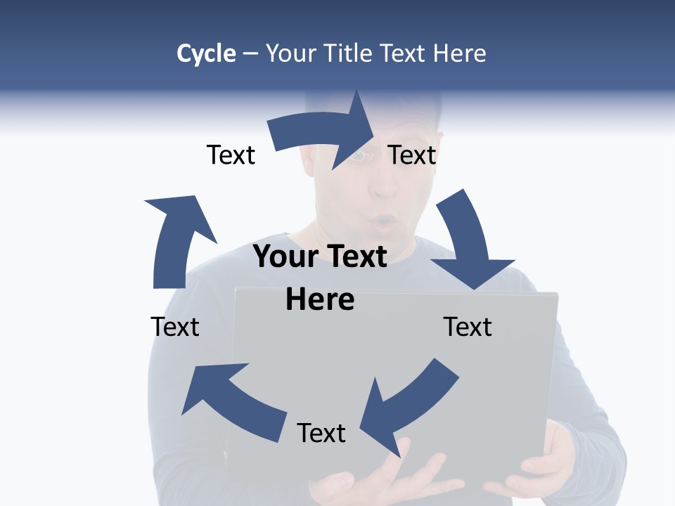 Anxiety Emotional Computer PowerPoint Template