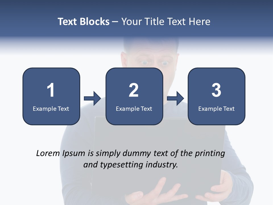 Anxiety Emotional Computer PowerPoint Template