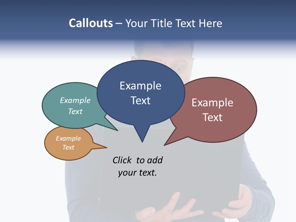 Anxiety Emotional Computer PowerPoint Template