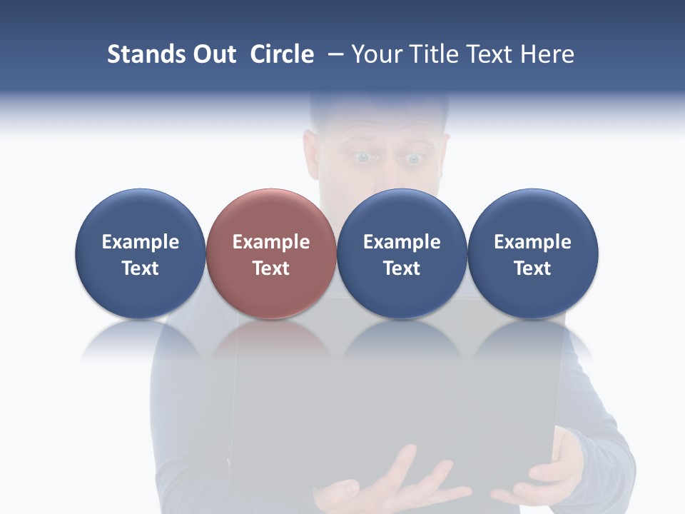 Anxiety Emotional Computer PowerPoint Template