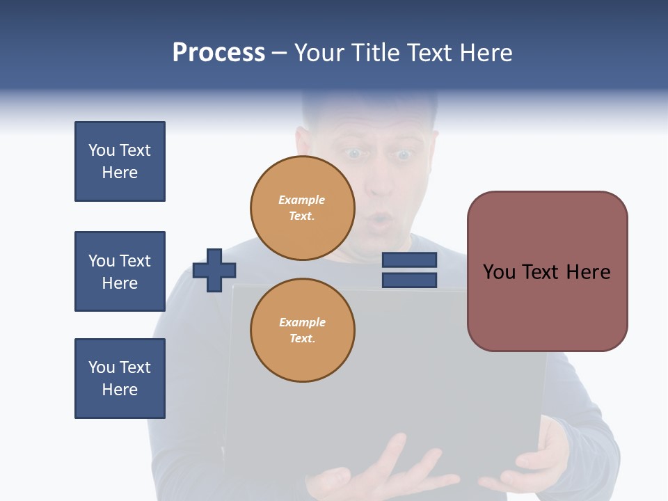 Anxiety Emotional Computer PowerPoint Template