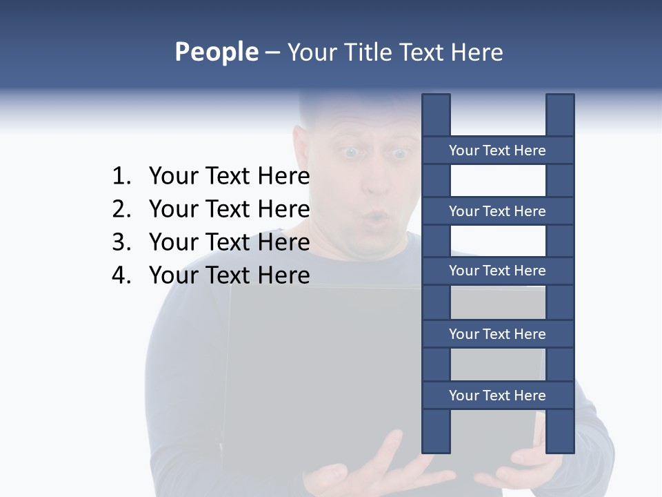 Anxiety Emotional Computer PowerPoint Template