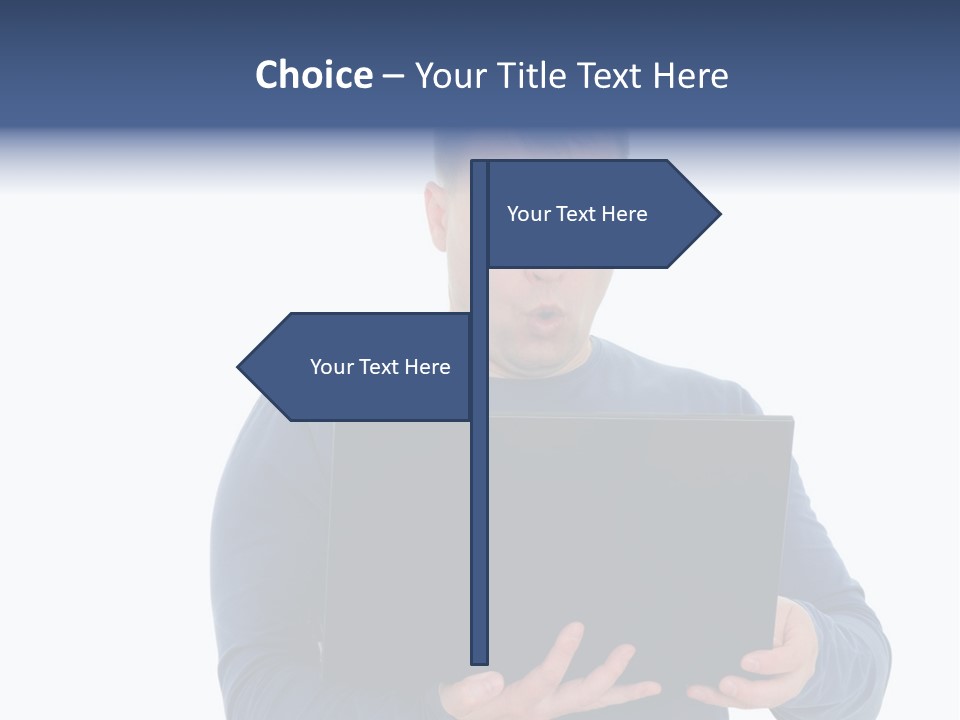 Anxiety Emotional Computer PowerPoint Template