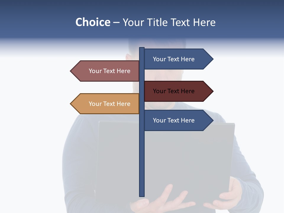 Anxiety Emotional Computer PowerPoint Template