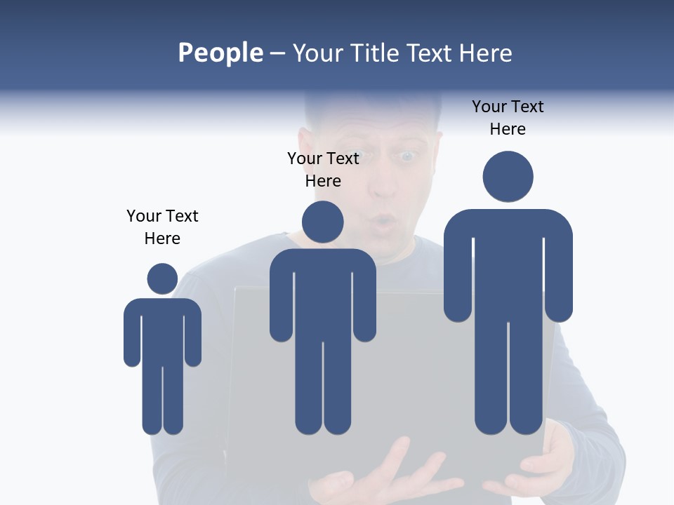 Anxiety Emotional Computer PowerPoint Template