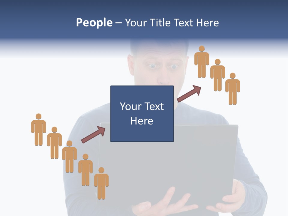 Anxiety Emotional Computer PowerPoint Template