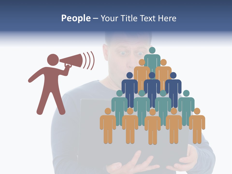 Anxiety Emotional Computer PowerPoint Template