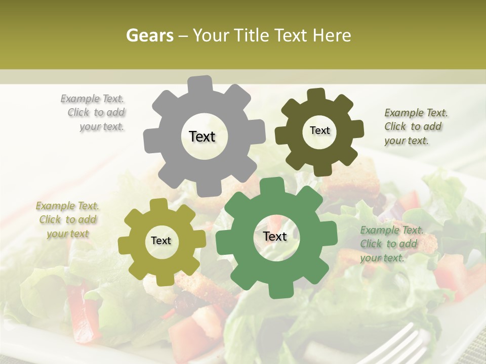 Restaurant Fresh Natural PowerPoint Template