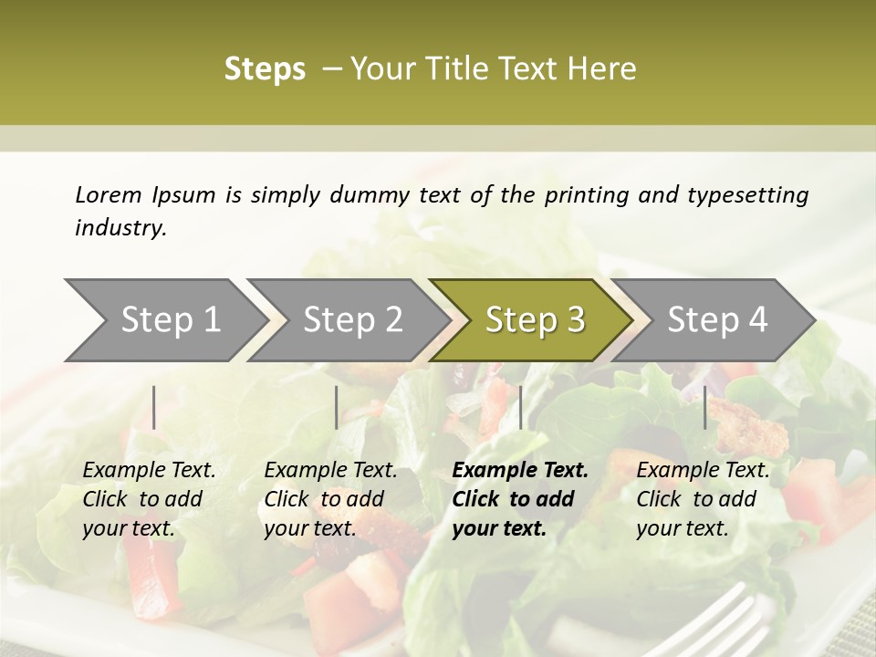Restaurant Fresh Natural PowerPoint Template