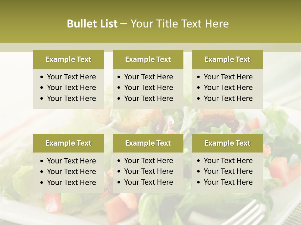 Restaurant Fresh Natural PowerPoint Template