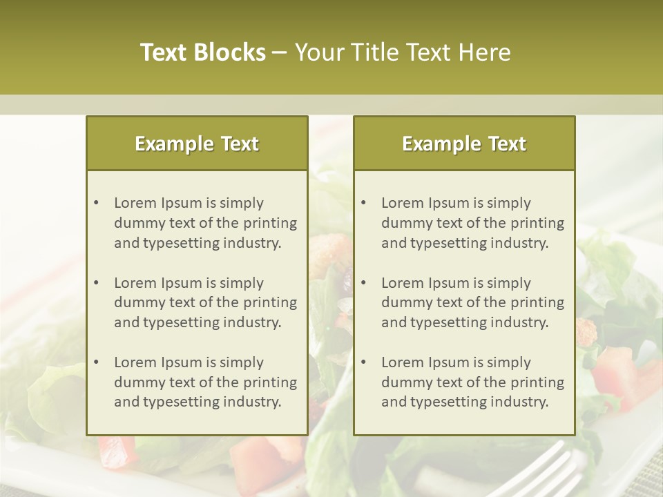 Restaurant Fresh Natural PowerPoint Template