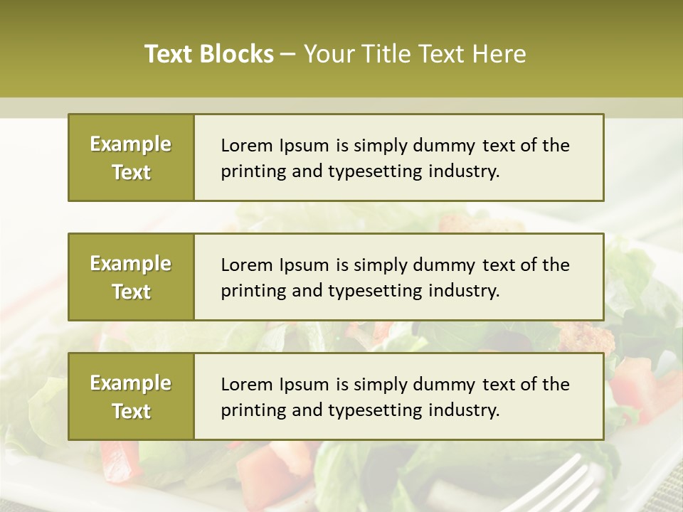 Restaurant Fresh Natural PowerPoint Template