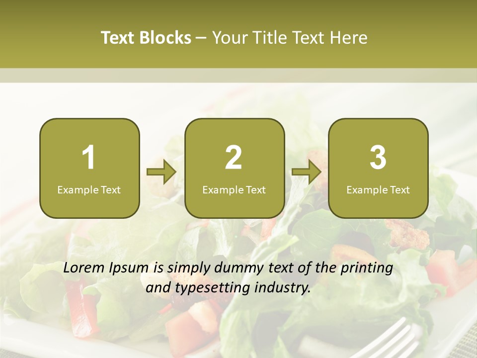 Restaurant Fresh Natural PowerPoint Template