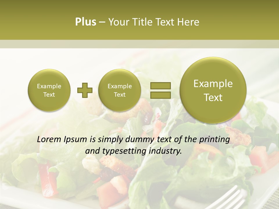 Restaurant Fresh Natural PowerPoint Template