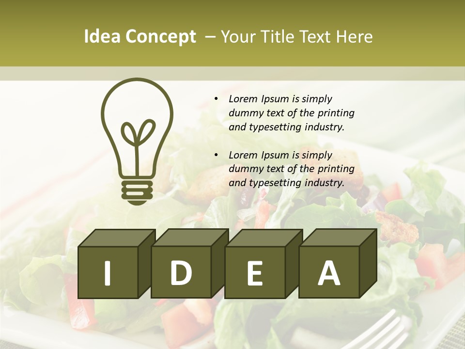 Restaurant Fresh Natural PowerPoint Template