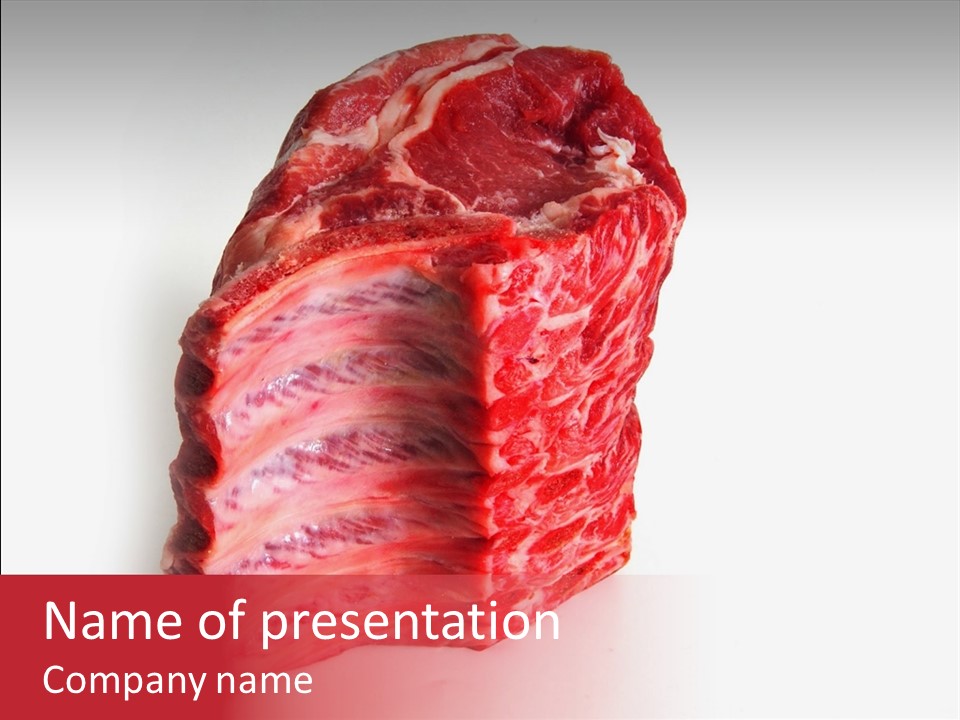 Single Beef Color PowerPoint Template