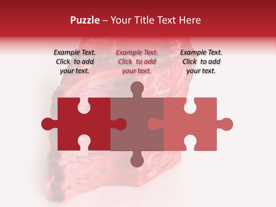 Single Beef Color PowerPoint Template