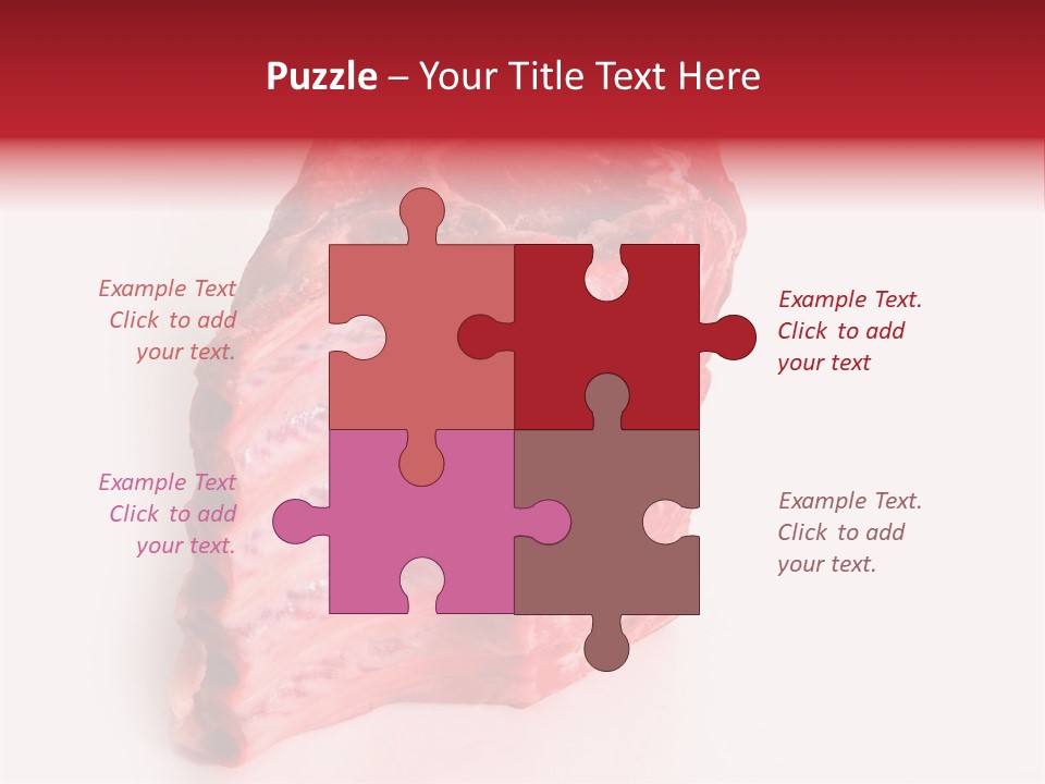 Single Beef Color PowerPoint Template