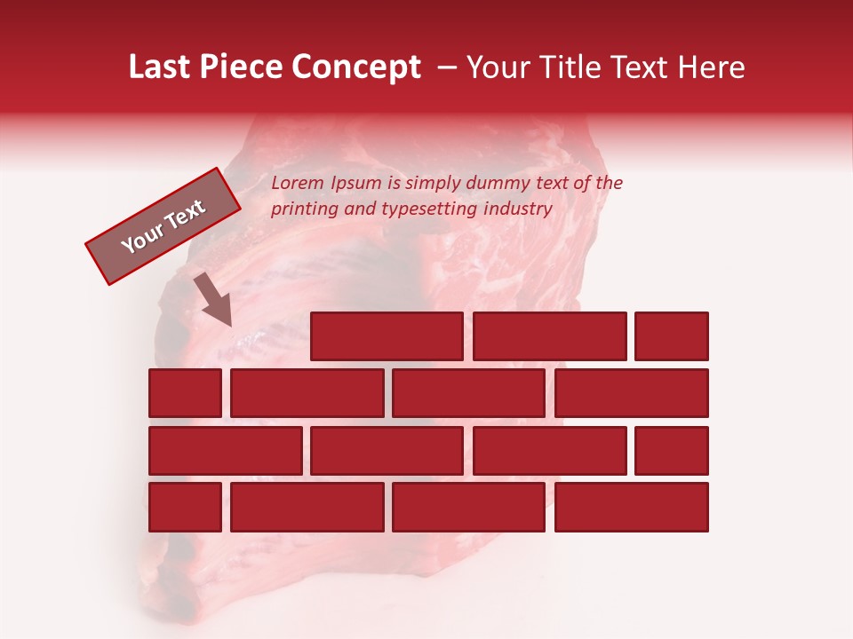 Single Beef Color PowerPoint Template