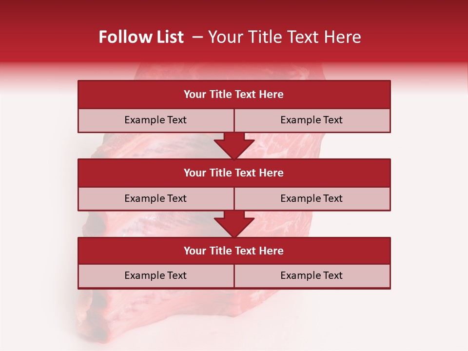 Single Beef Color PowerPoint Template