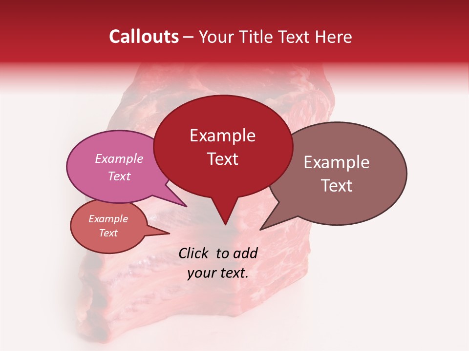 Single Beef Color PowerPoint Template