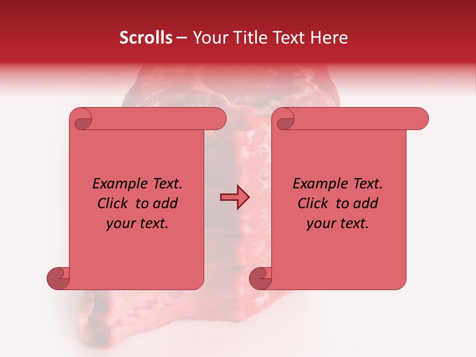 Single Beef Color PowerPoint Template