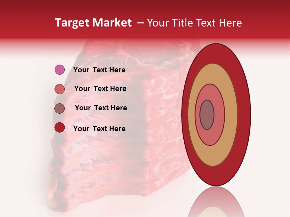 Single Beef Color PowerPoint Template