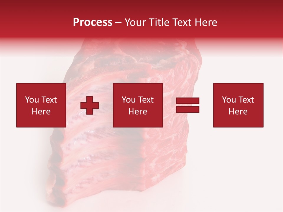 Single Beef Color PowerPoint Template