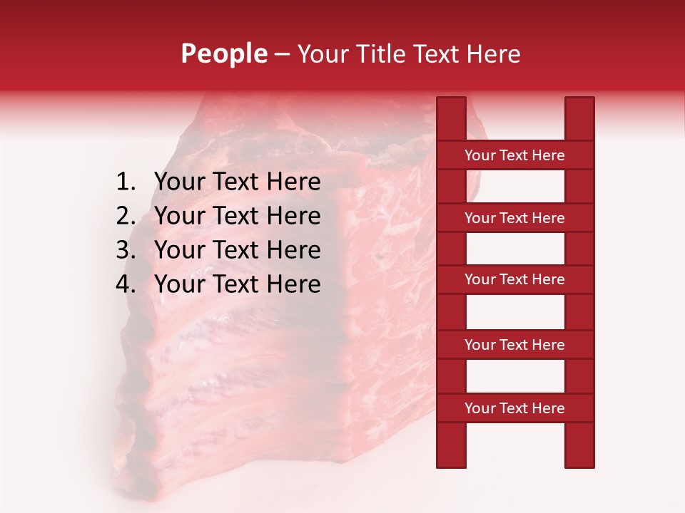 Single Beef Color PowerPoint Template