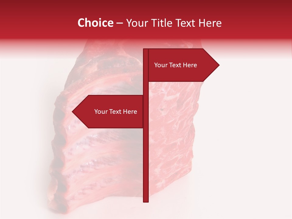 Single Beef Color PowerPoint Template
