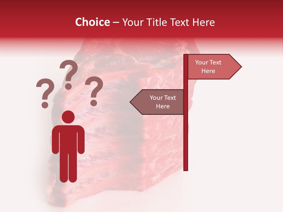 Single Beef Color PowerPoint Template