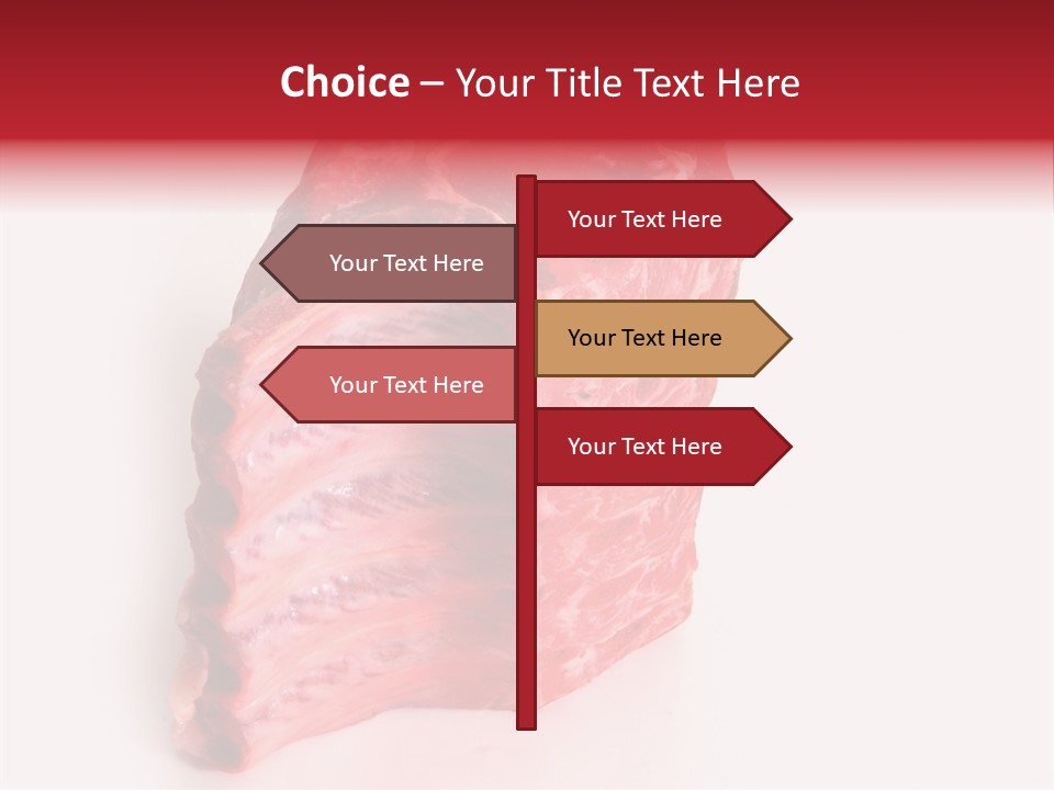 Single Beef Color PowerPoint Template