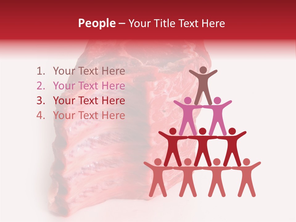 Single Beef Color PowerPoint Template