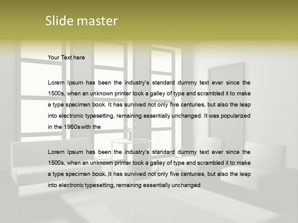 Light Apartment Architecture PowerPoint Template