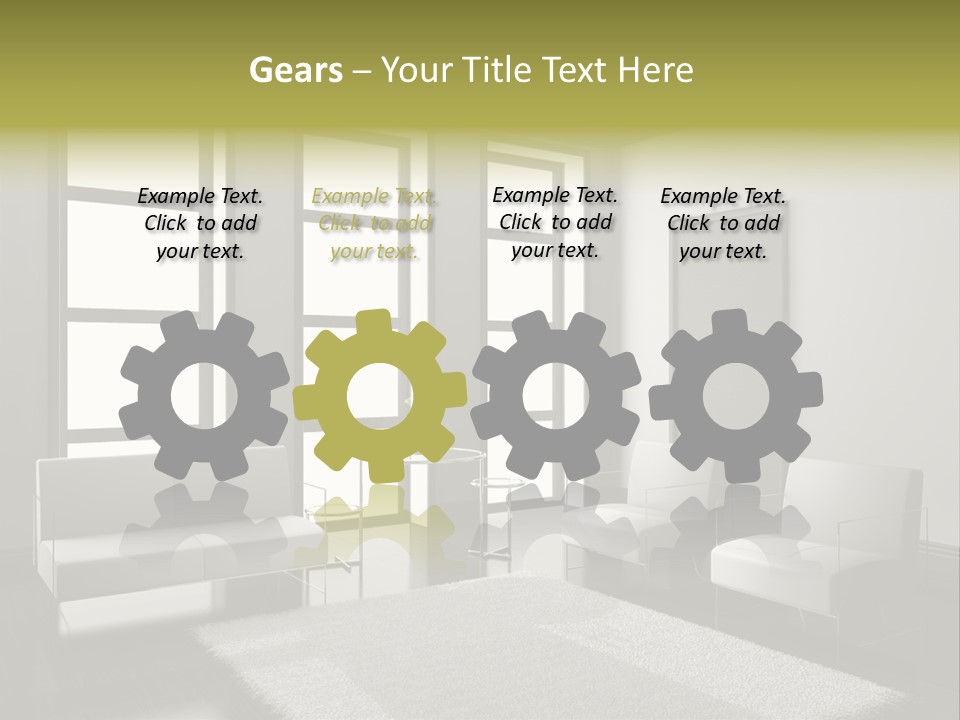 Light Apartment Architecture PowerPoint Template