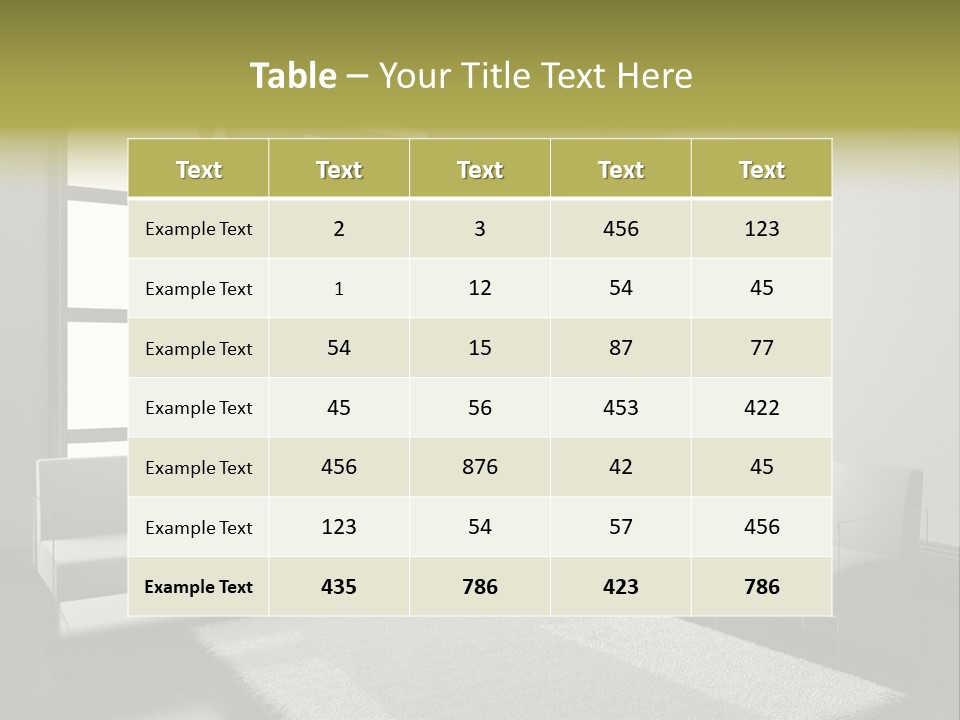 Light Apartment Architecture PowerPoint Template