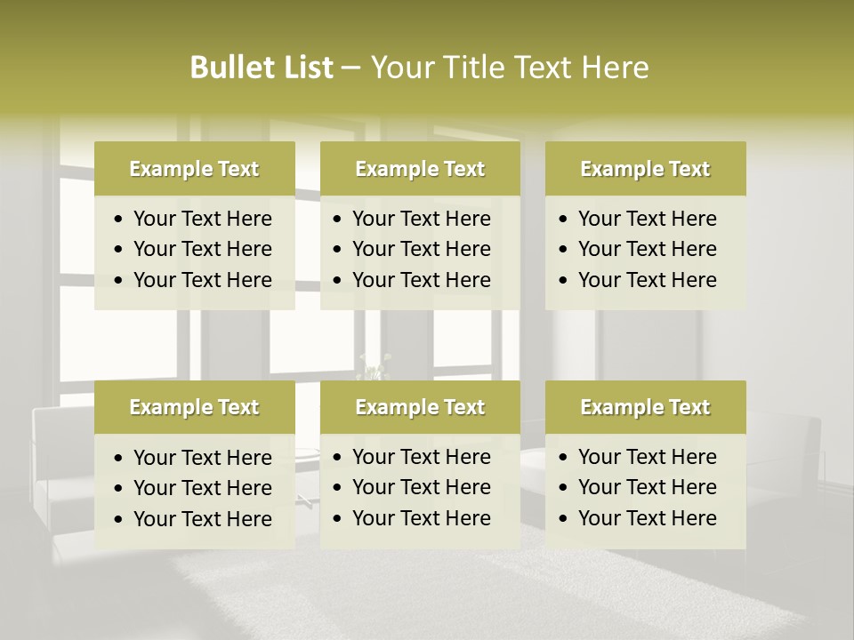 Light Apartment Architecture PowerPoint Template