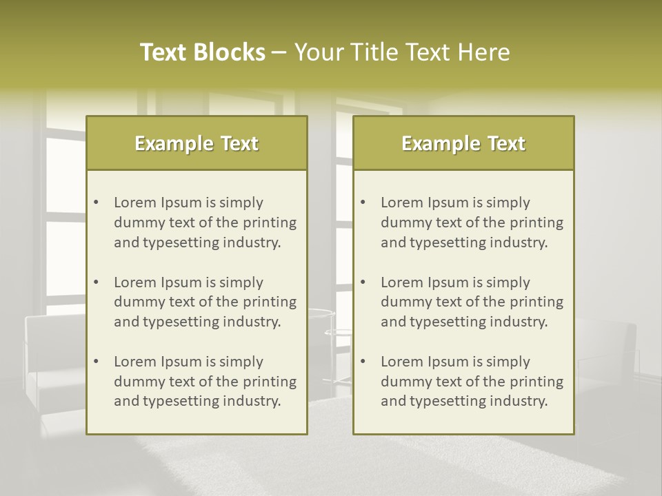 Light Apartment Architecture PowerPoint Template