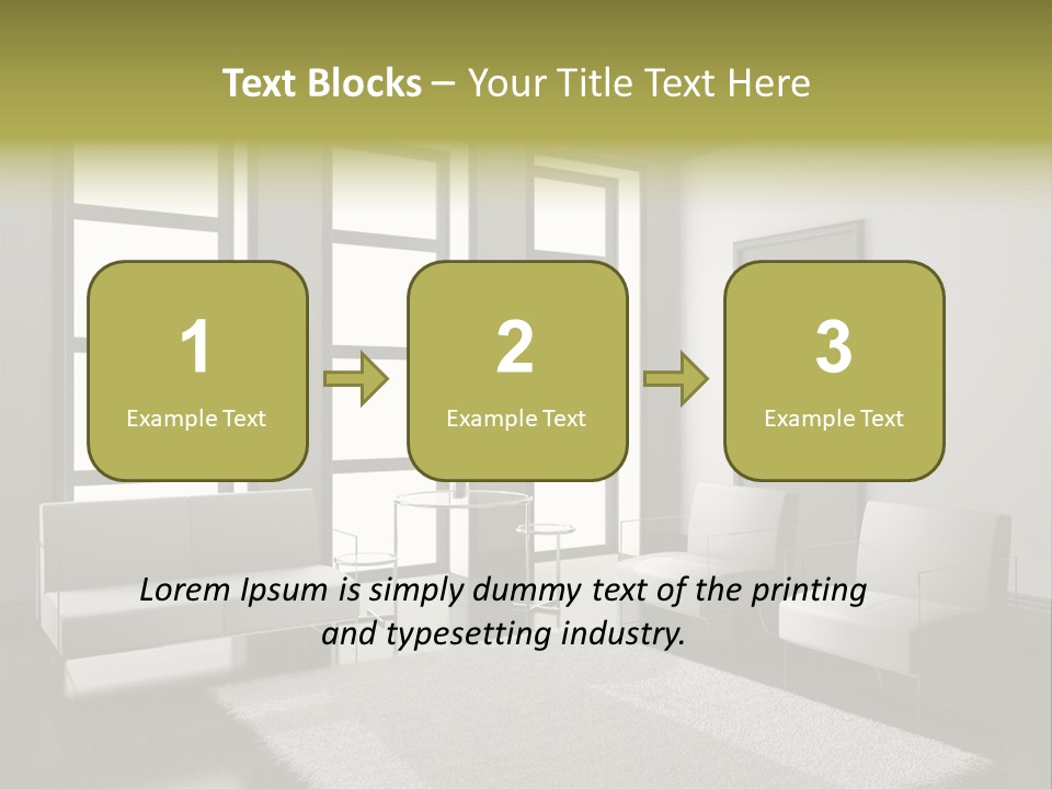Light Apartment Architecture PowerPoint Template