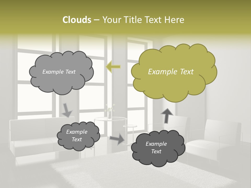 Light Apartment Architecture PowerPoint Template