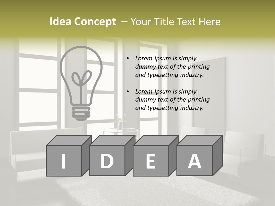 Light Apartment Architecture PowerPoint Template