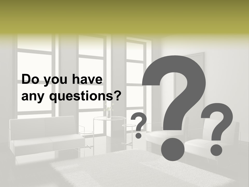 Light Apartment Architecture PowerPoint Template