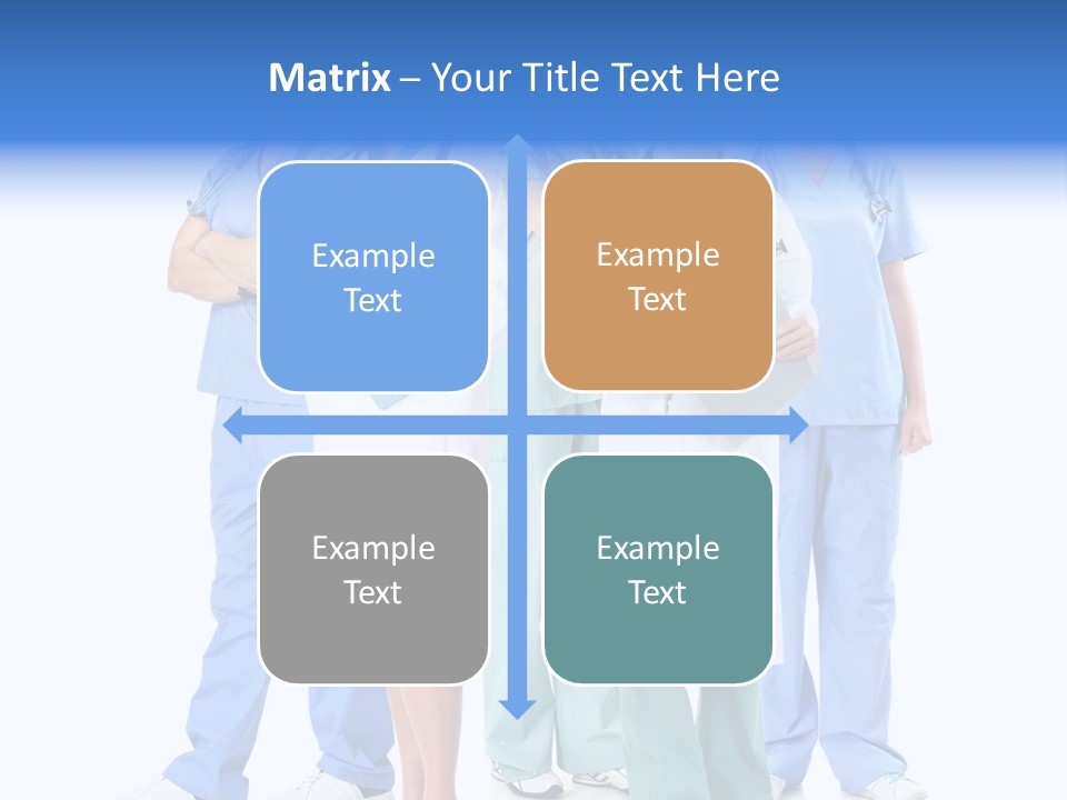 Happy Stethoscope White PowerPoint Template