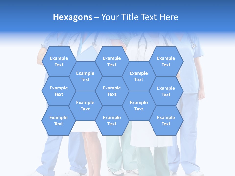 Happy Stethoscope White PowerPoint Template