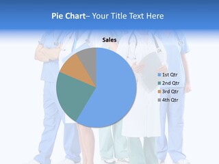 Happy Stethoscope White PowerPoint Template