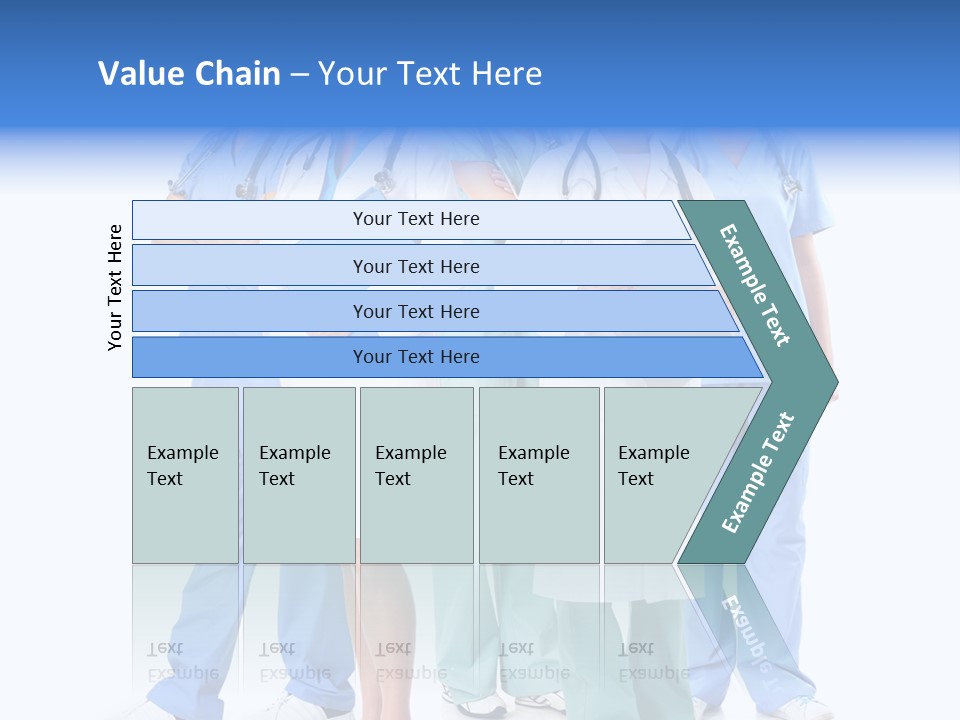 Happy Stethoscope White PowerPoint Template
