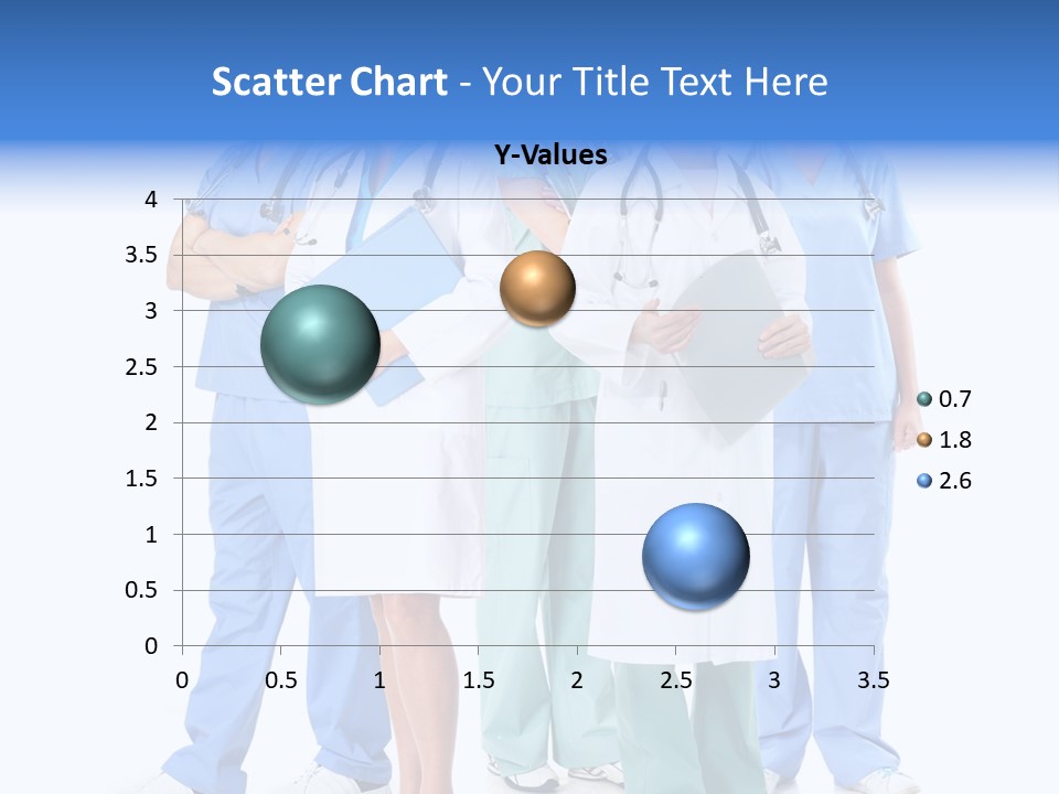 Happy Stethoscope White PowerPoint Template
