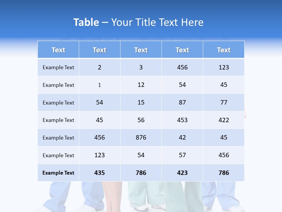 Happy Stethoscope White PowerPoint Template