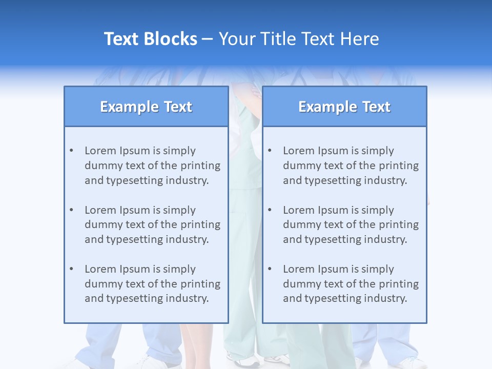 Happy Stethoscope White PowerPoint Template