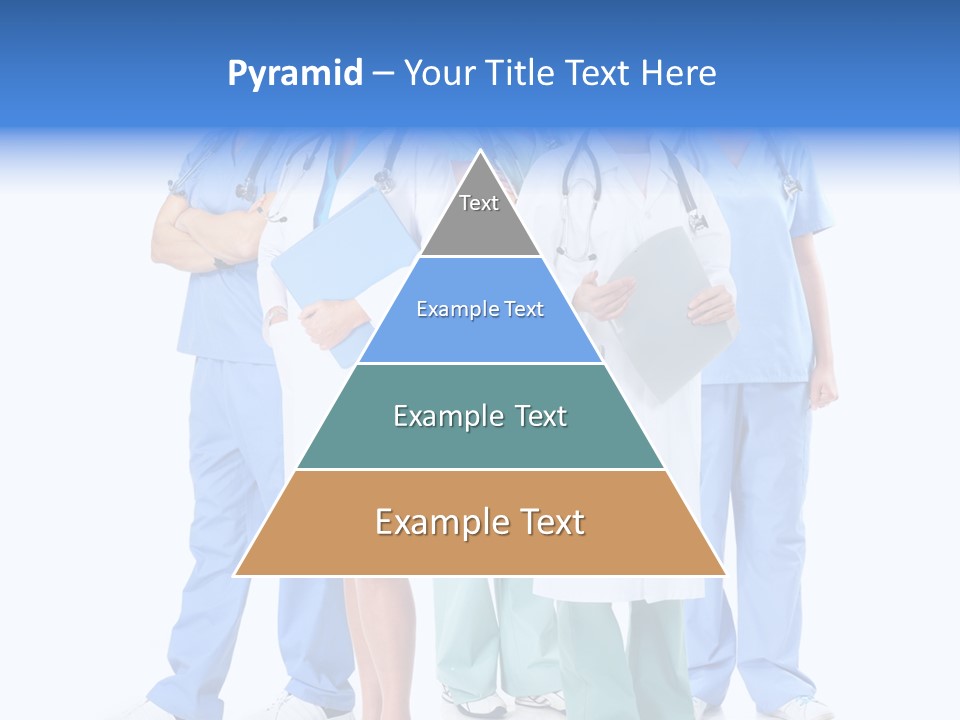 Happy Stethoscope White PowerPoint Template